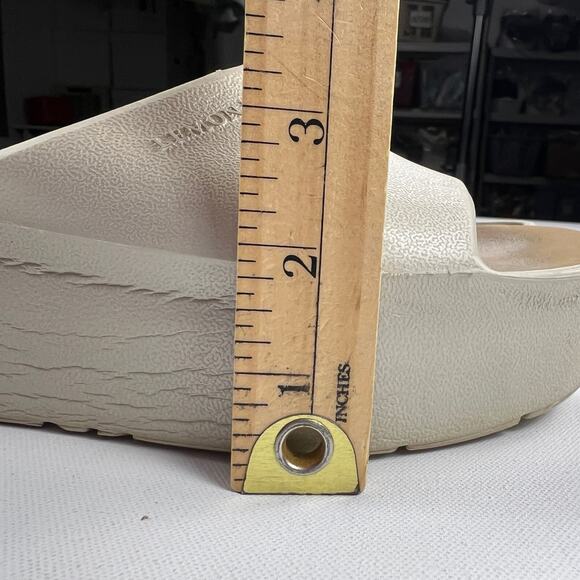 Lemon Jelly Sunny Molded Slide Platform Sandals Champagne Silver Size EU 41 (10) - Picture 10 of 12